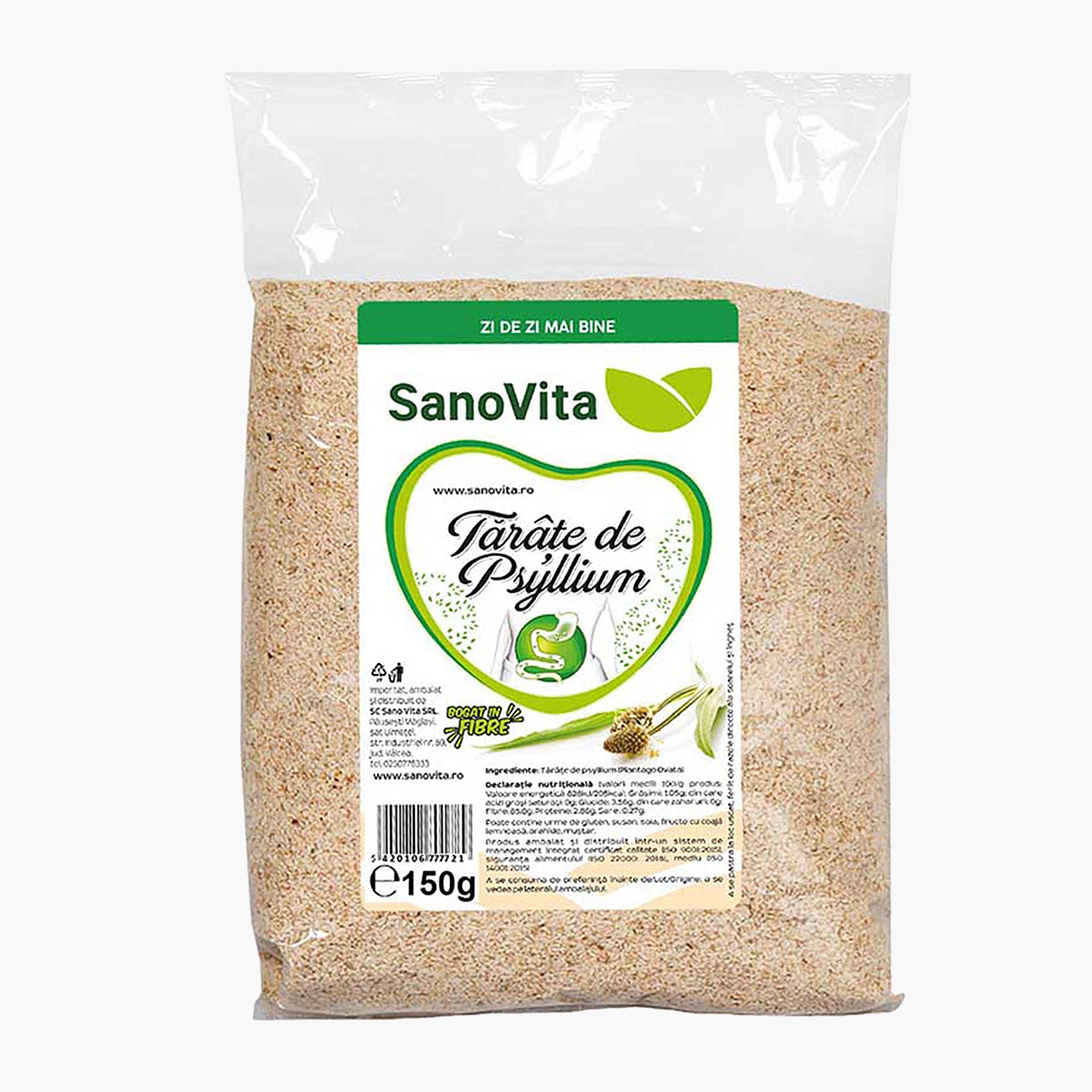 Tărâțe de Psyllium 150g SanoVita