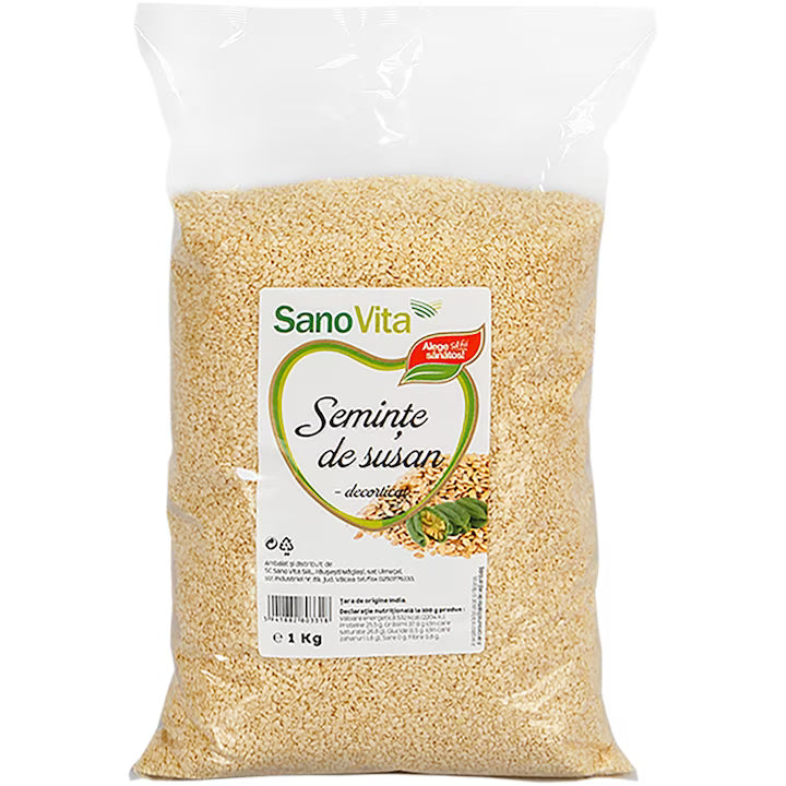 Seminte decorticate de susan, 1Kg, Sanovita